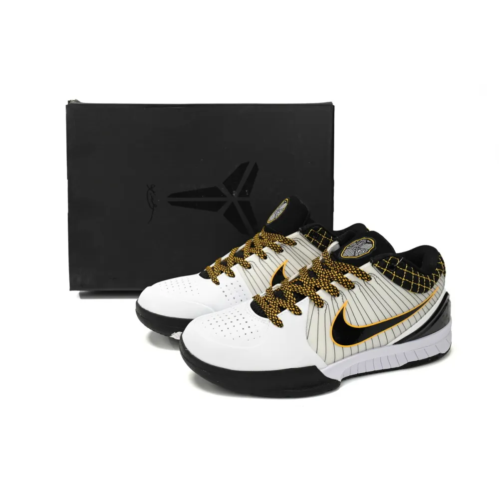 PKGoden  Kobe 4 Protro White Black Del Sol  AV6339-101