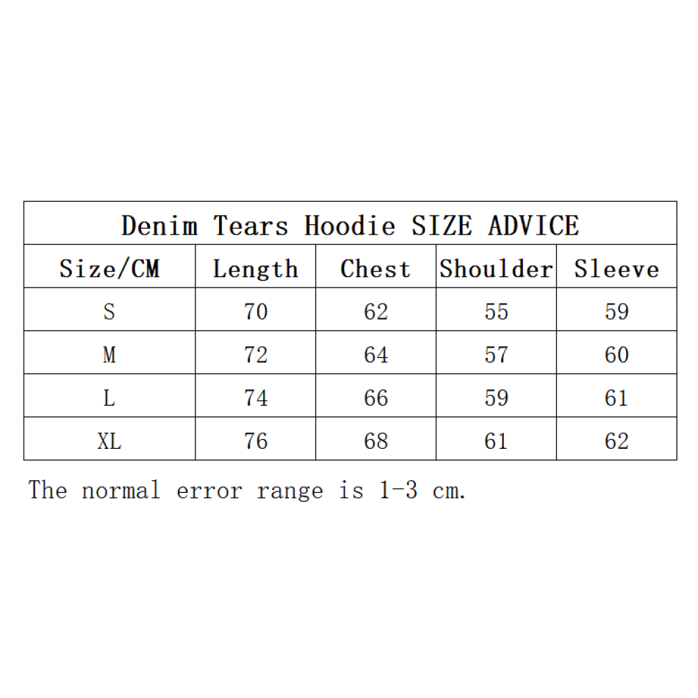 Denim Tears hoodie black