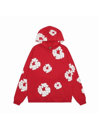  Denim Tears hoodie red 01