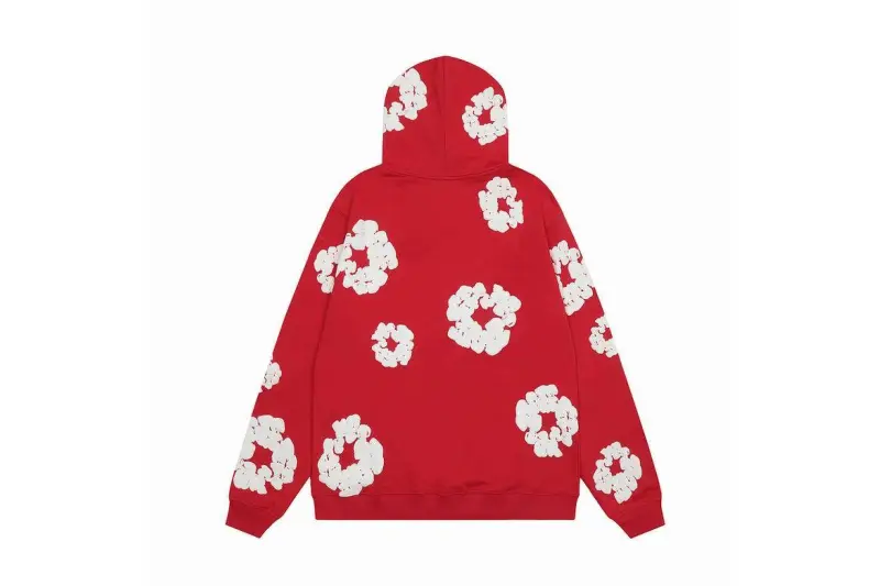  Denim Tears hoodie red