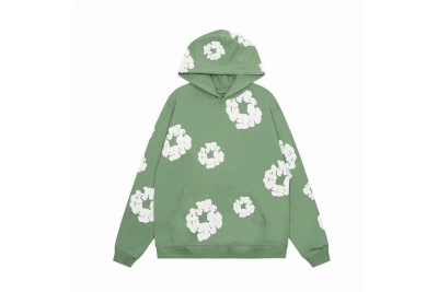  Denim Tears hoodie green 01