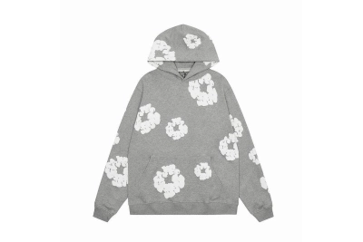 Denim Tears The Cotton Wreath Hoodie Grey 01
