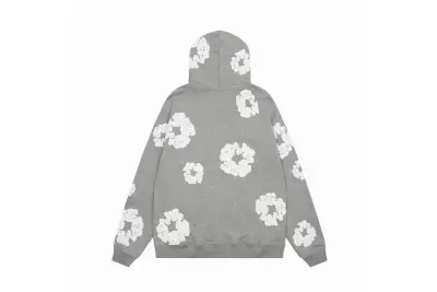 Denim Tears The Cotton Wreath Hoodie Grey 02