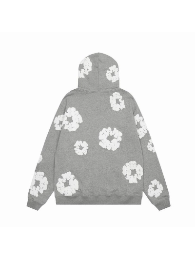 Denim Tears The Cotton Wreath Hoodie Grey 02