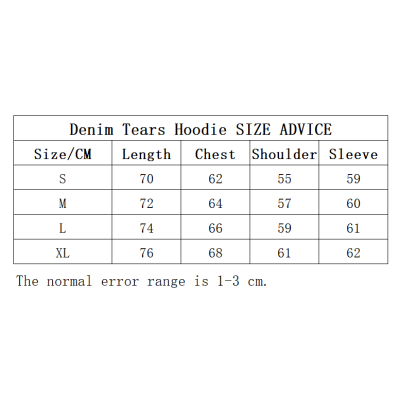 Denim Tears Deep Blue Hoodie 02