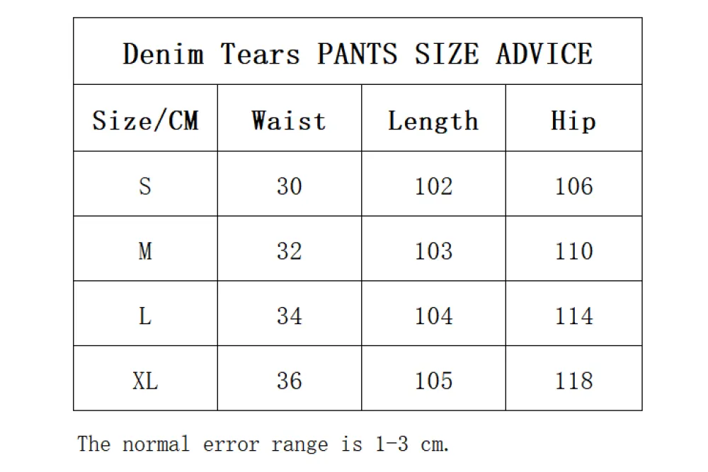  Denim Tears  pants grey
