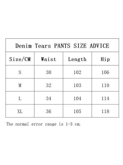  Denim Tears The Cotton Wreath High Street Shorts Sport Shorts black pants Short Pants 02