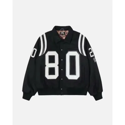  Stussy Jacket Black White XB449 01