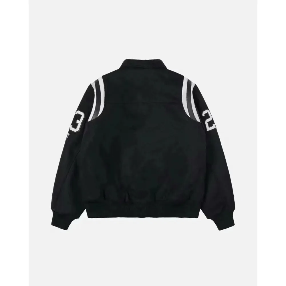  Stussy Jacket Black White XB449