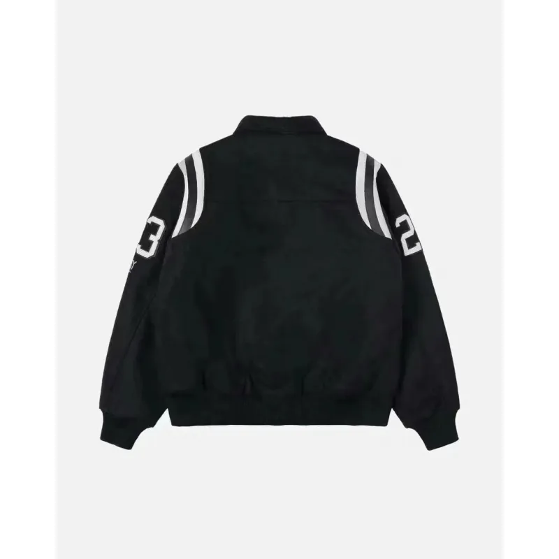  Stussy Jacket Black White XB449