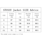  Stussy Jacket Black White XB449