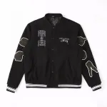  Stussy Jacket Black White XB402