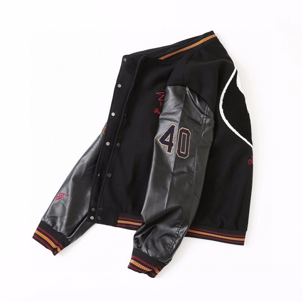  Stussy Jacket Black Red XB401