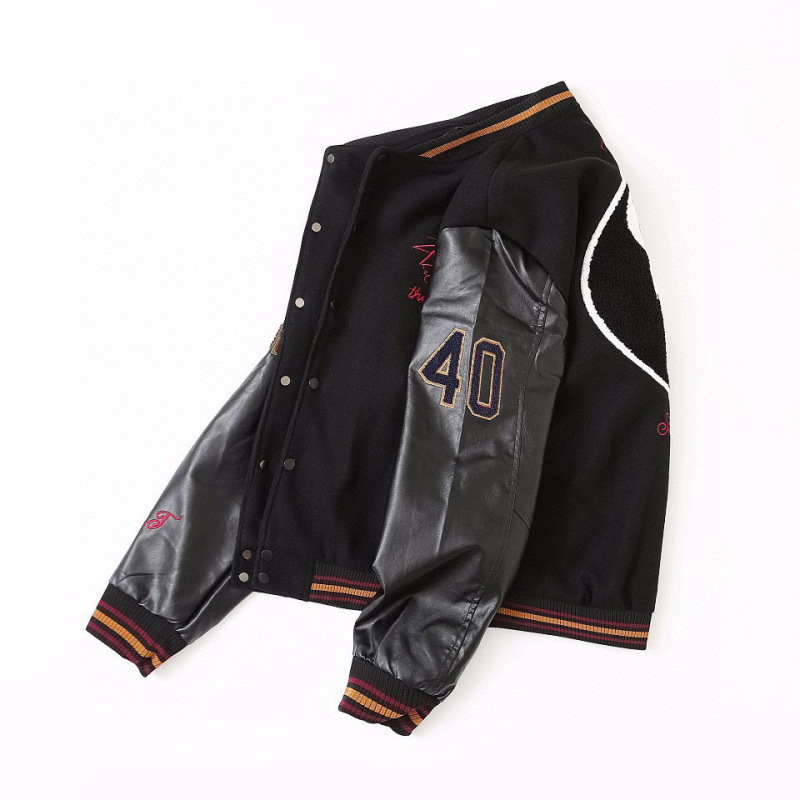  Stussy Jacket Black Red XB401