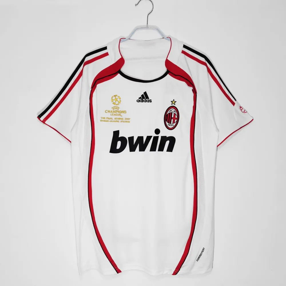 PKGoden Best Reps Serie A 2006/07 AC Milan Away  Soccer Jersey