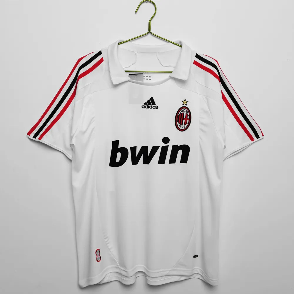 PKGoden Best Reps Serie A 2007/08 AC Milan Away  Soccer Jersey