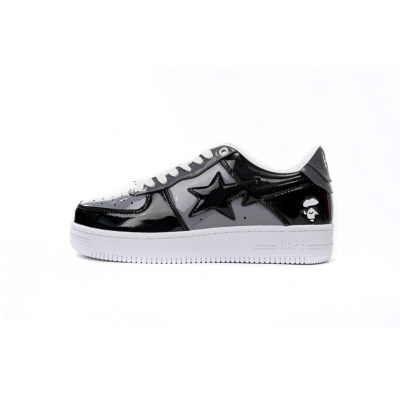 POP Special Sale A Bathing Ape Bape Sta Low Black Grey Baolan 1H20 191 046 01