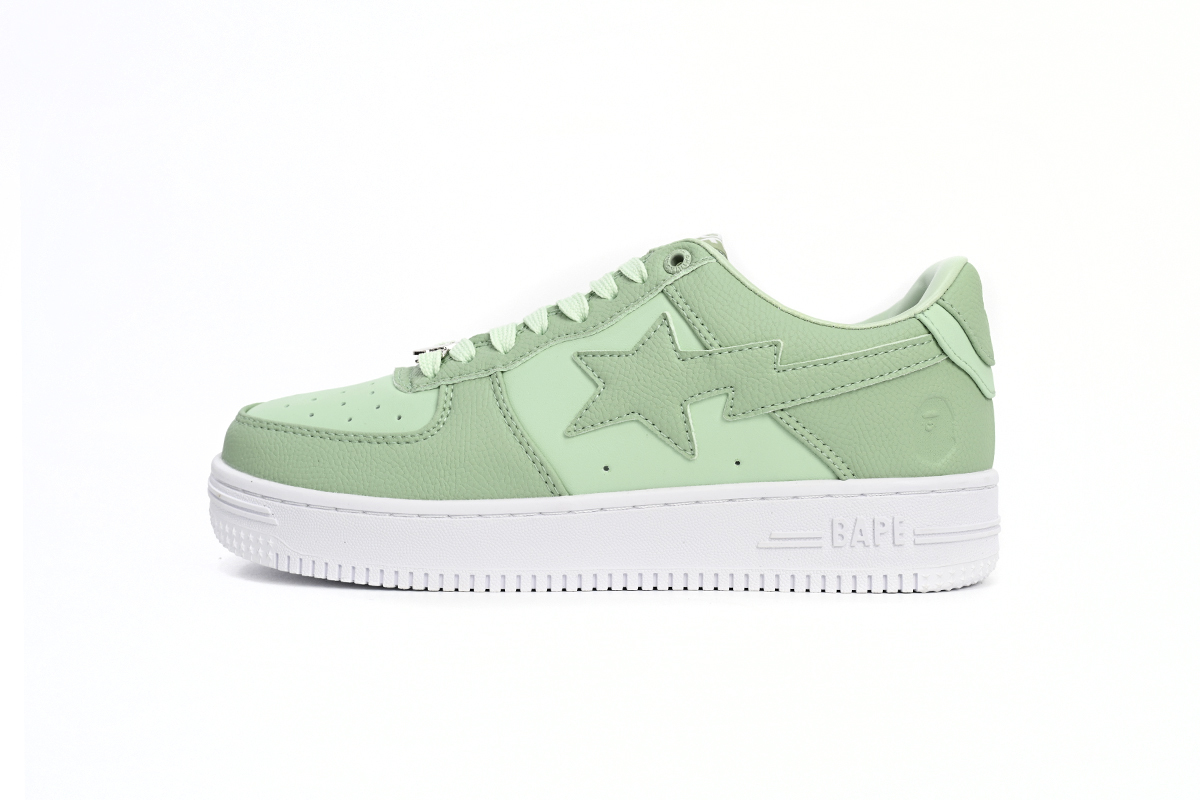 POP Special Sale A Bathing Ape Bape Sta Low Apple Green 0ZXSH M191 006K