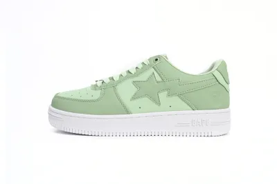 POP  A Bathing Ape Bape Sta Low Apple Green 0ZXSH M191 006K 01