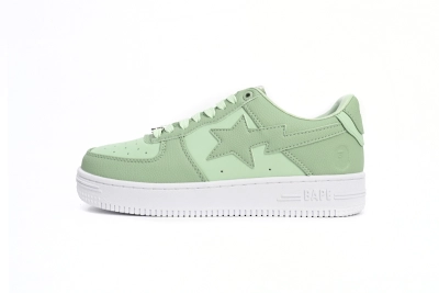 POP  A Bathing Ape Bape Sta Low Apple Green 0ZXSH M191 006K 01