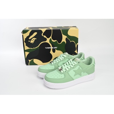 POP Special Sale A Bathing Ape Bape Sta Low Apple Green 0ZXSH M191 006K 02