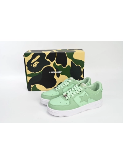 POP  A Bathing Ape Bape Sta Low Apple Green 0ZXSH M191 006K 02