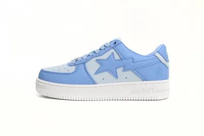 POP  A Bathing Ape Bape Sta Low  All Sky Blue OZXSHM-191-006K 01