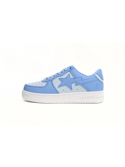 POP  A Bathing Ape Bape Sta Low  All Sky Blue OZXSHM-191-006K 01