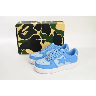 PKGoden Special Sale A Bathing Ape Bape Sta Low  All Sky Blue OZXSHM-191-006K 02