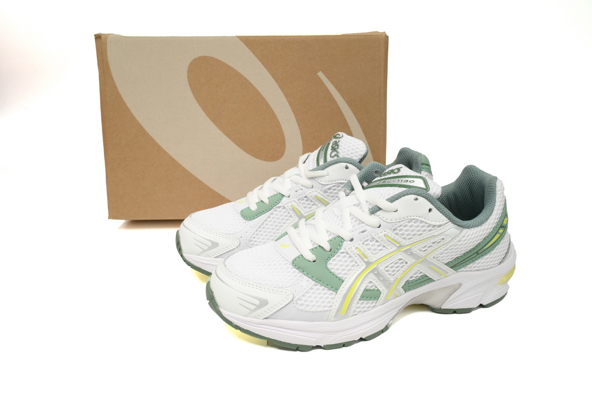 PKGoden Special Sale Gallerv Department x Asics Gel-1130 Yellow, White, and Green 1201A256