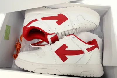 PKGoden  OFF-WHITE Out Of White White Red OMIA189G 23LEA007 0125 02