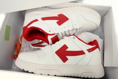 PKGoden  OFF-WHITE Out Of White White Red OMIA189G 23LEA007 0125 02
