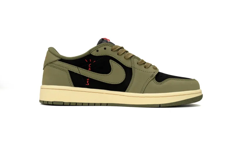 POP  Travis Scott x Air Jordan 1 Low OG "Black Olive"  DM7866-002