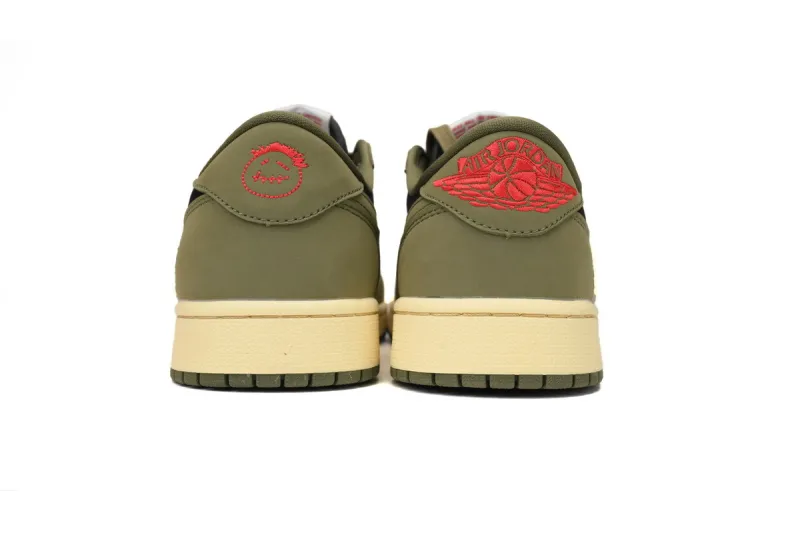 POP  Travis Scott x Air Jordan 1 Low OG "Black Olive"  DM7866-002
