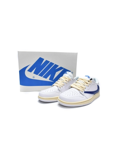 POP  Travis Scott x Air Jordan 1 Low White Blue  DH68369-186 02