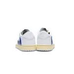 PKGoden Special Sale Travis Scott x Air Jordan 1 Low White Blue  DH68369-186