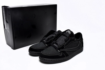 POP Jordan 1 Retro Low OG SP Travis Scott Black Phantom, DM7866-001 02
