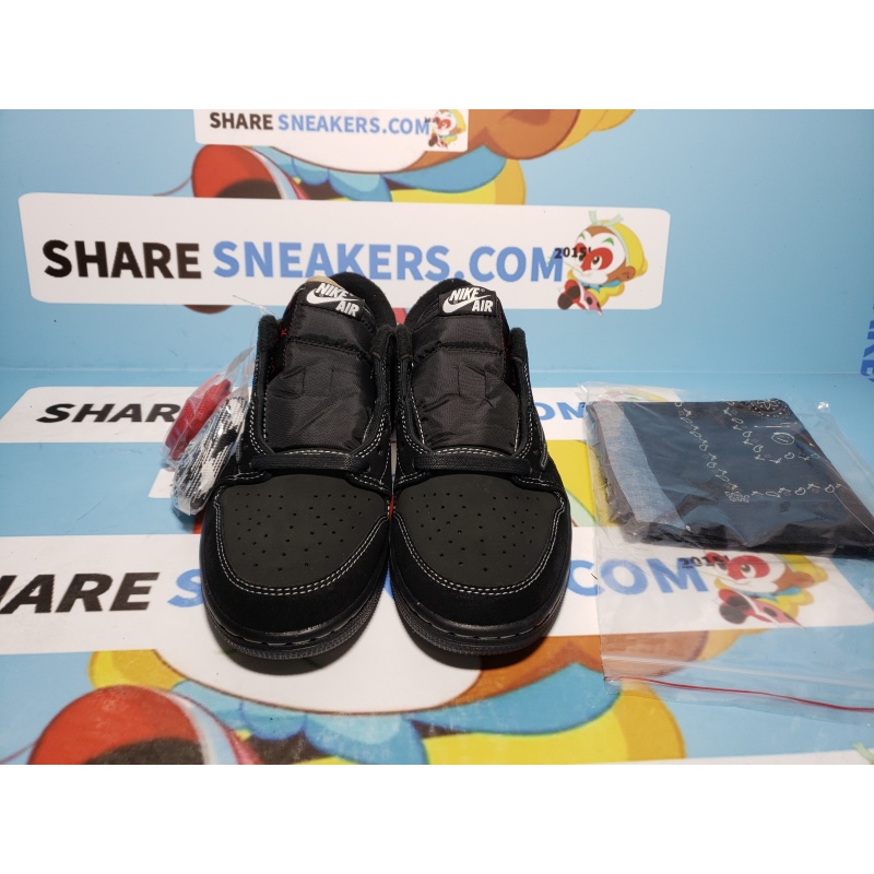  【69$ with free shipping】   Jordan 1 Retro Low OG SP Travis Scott Black Phantom,DM7866-001