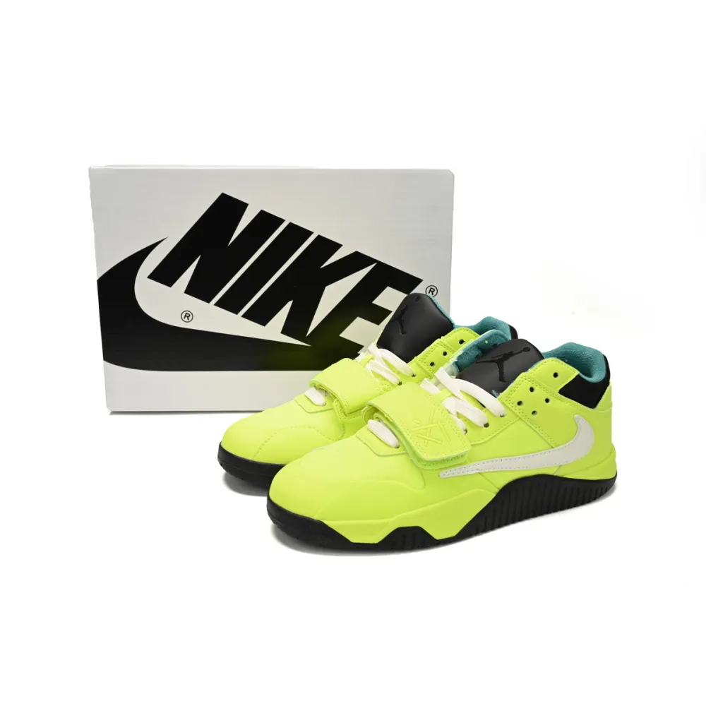 POP {30$ OFF, Litmited Time}  Travis Scott x Jordan Cut The Check Nice Kicks Fluorescent Green FZ8117-309