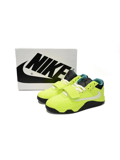 POP  {30$ OFF, Litmited Time}  Travis Scott x Jordan Cut The Check Nice Kicks Fluorescent Green FZ8117-309 01