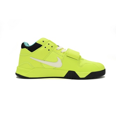 GET {30$ OFF, Litmited Time}  Travis Scott x Jordan Cut The Check Nice Kicks Fluorescent Green FZ8117-309 02