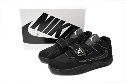 POP  {30$ OFF, Litmited Time}  Travis Scott x Jordan Cut The Check Nice Kicks Black Knight FZ8117-010  01
