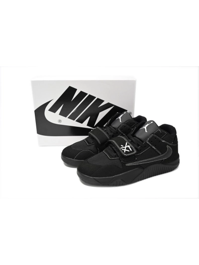 POP  {30$ OFF, Litmited Time}  Travis Scott x Jordan Cut The Check Nice Kicks Black Knight FZ8117-010  01