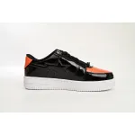 PKGoden {20$ OFF, Litmited Time}  A Bathing Bapesta Sk8 Sta Low Mad Shark Black Orange,  1H30191005-BLK