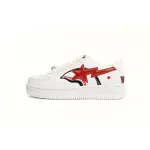 PKGoden  A Bathing Ape Bape Sta Low Shark White,  1H30-191-012-WHT