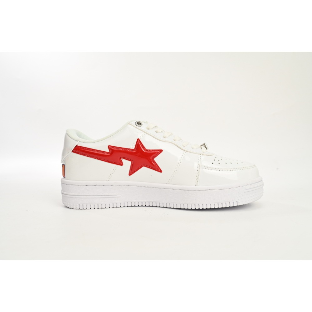 PKGoden  A Bathing Ape Bape Sta Low Shark White,  1H30-191-012-WHT