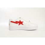 PKGoden  A Bathing Ape Bape Sta Low Shark White,  1H30-191-012-WHT