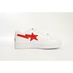 PKGoden  A Bathing Ape Bape Sta Low Shark White,  1H30-191-012-WHT