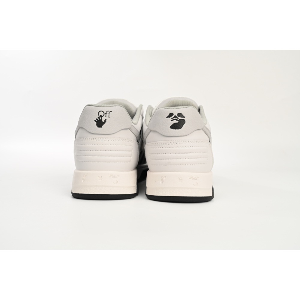 PKGoden  OFF-WHITE OOO Low Out Of Black And White Gray, OMIA189F 22LEA001 0709