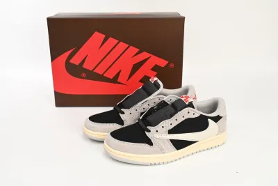PKGoden Jordan 1 Low Travis Scott White Grey Low Gang, DM7866-010 02